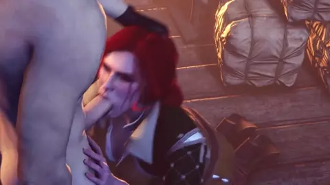 Triss Merigold Double Penetration - Bluelightsfm