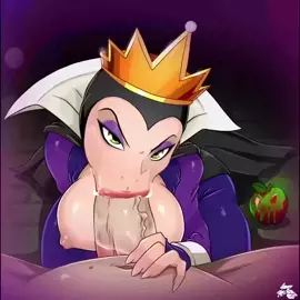 The Evil queen Blowjob - Gmeen