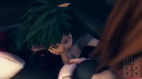 Uraraka Face Fooks Deku - GreatB8