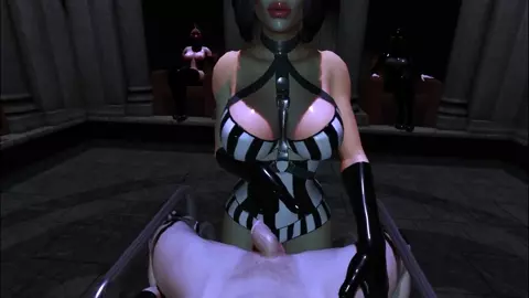 SFM VR 3D Latex Mistress Tessa Milks Slave through Prostate⁄slave Training - Citor3