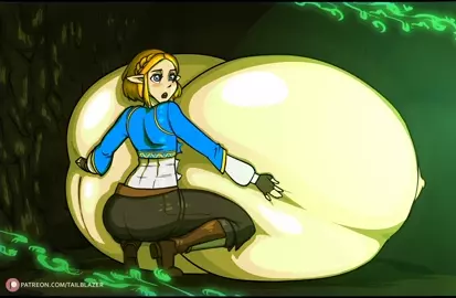 Zelda Breast Expansion Animation - tail-blazer