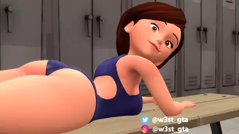 Helen Parr in a swimsuit