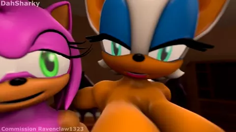 Mobian Fever Part 1 [Amy and Rouge POV threeway]