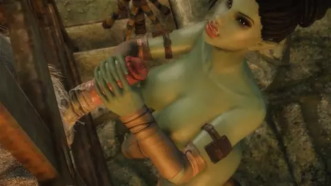 Orc Huntress Fucked By Troll Cock - Skyrim Porn