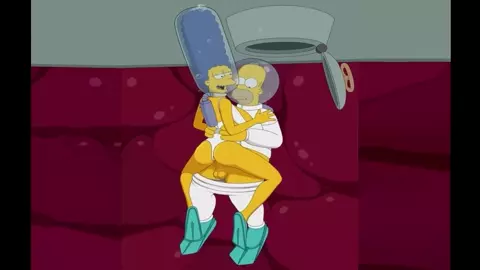 The Simpsons - Marge and Homer fuck under the sea