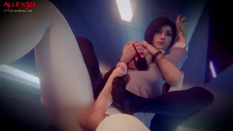 Ada Wong footjob shoe smelling