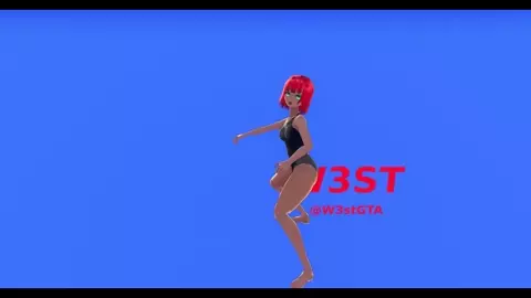 KASUMI ANIME GIRL SEXY TWERK