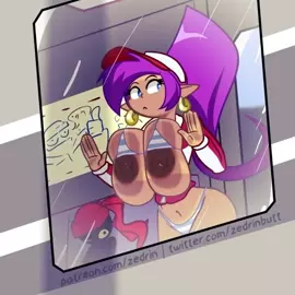 Shantae Against Glass [zedrin]