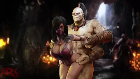 Goro bangs Mileena