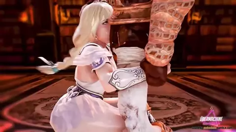 Sophitia Alexandra blowjob (Soul Calibur)