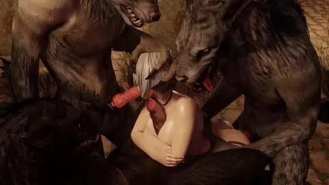 Ivy Werewolf Gangbang [Rekin3D]