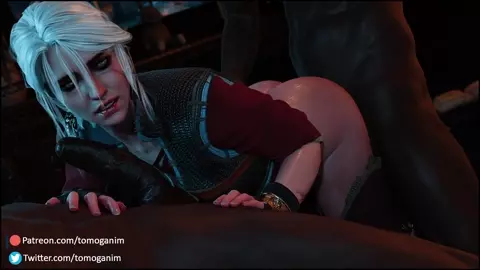 Ciri tries a Ménage à trois experience. (blacked) [Tomoganim]