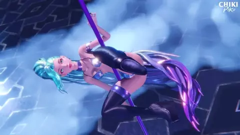 K/DA Seraphine POLE DANCE