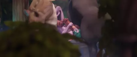 ZMSFM Tyrande and 2 Horses (Voyeur angle)