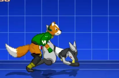 MUGEN - Fox fills a Lucario with his balls and bladder