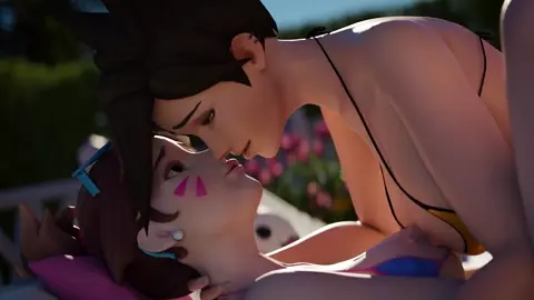 D.Va & Tracer Kissin [Bleden]