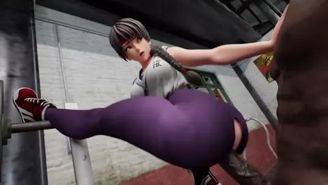 Yuri Sakazaki trial for entrance to toe KOF tournament. (blacked) [Greatojama]