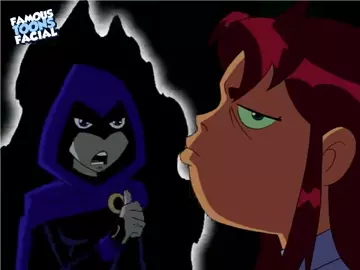 Famous Toons Facial Starfire and Raven