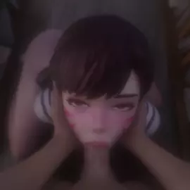 D.Va Blowjob [kittyyevil]