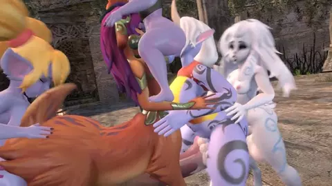 futa anthro gangbang