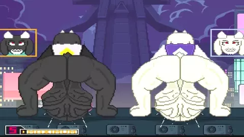 Mugen - Hyper Futa Toriel Completely Fills LopunnyF (Part 2)