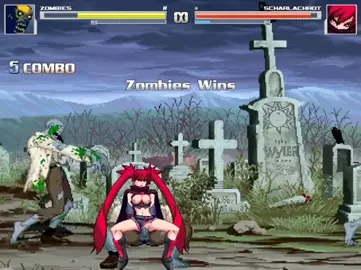 Zombies vs Arcana Heart Mugen