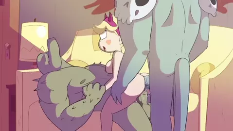 Star Butterfly’s Double Penetration by The Eagle With No Name