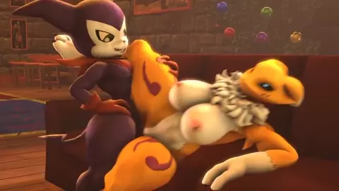 Renamon Penetrated by Impmon Part 2 [Aryentai]