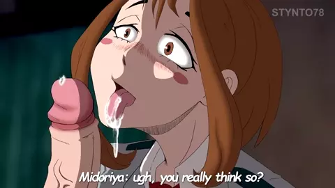 Ochako x Midoriya animation (stynto78)