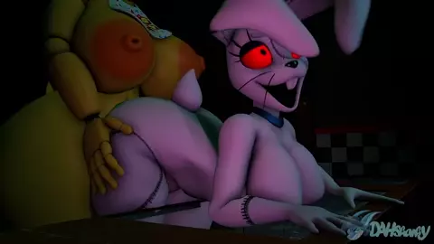 toy chica teaches vanny a lesson (DahSharky)