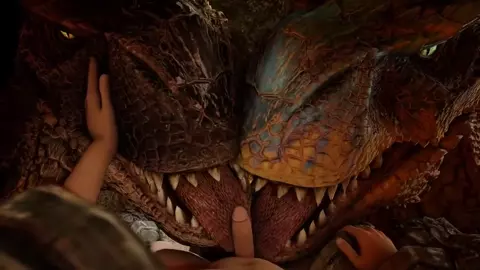 Human male x Tigrex and Brute Tigrex [Ivorylagiacrus]