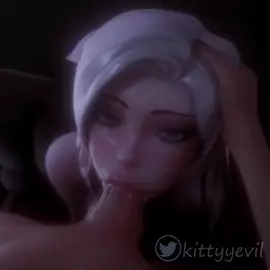 Ahri blowjob (kittyyevil)