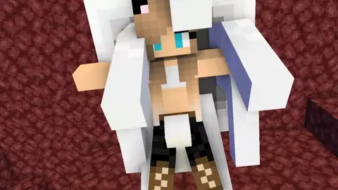 Minecraft cat girl fuck by ghast