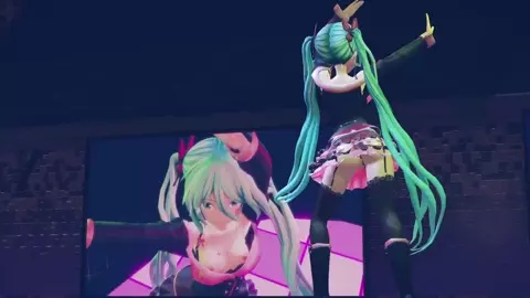 Miku strip dance [KazuNishi]