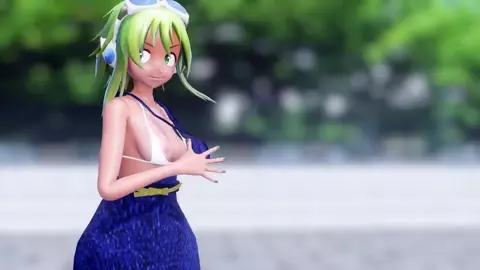 [KazuNishi] Gumi dancing and teasing