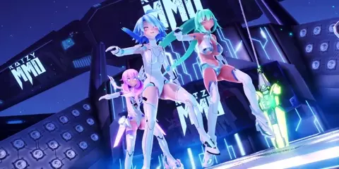 Neptunia Hyper Concert - Samsara | White Heart, Green Heart, Purple Sister