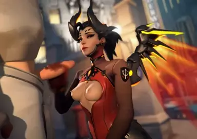 Devil Mercy Blowjob - vsmnd