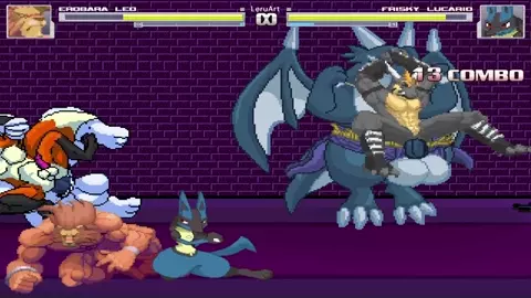 Hyper Leo VS Frisky Lucario [MUGEN #13]