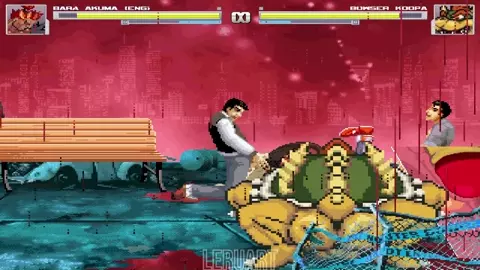 Akuma VS Bowser [MUGEN #12]