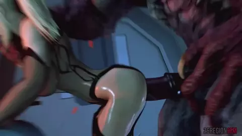 Demon fucking Samus