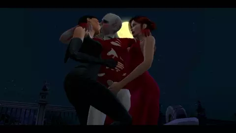 Sims 4 - Romero hires Alice and Rain to kill zombies (Zombified version)