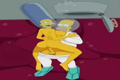 Marge and Homer (nude v2)