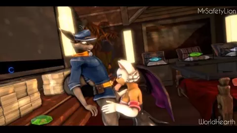 Sly Cooper x Rouge the Bat  - MrSafetyLion