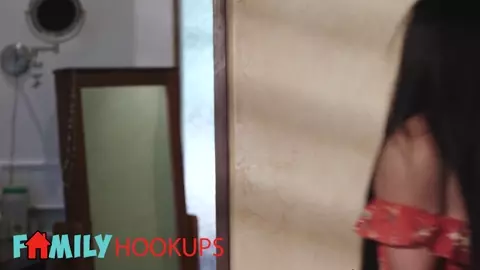 Family Hook Ups - Jennifer White Is So Excited To See Her Step Son Again