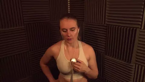 SAGE WORK OUT ASMR - SEXY AND SWEATY WORK OUT DURING ASMR HEARTBEATS