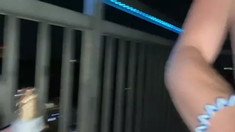 STEP SISTER BORED IN QUARANTINE SO CONVINCES BROTHER TO FUCK ON BALCONY